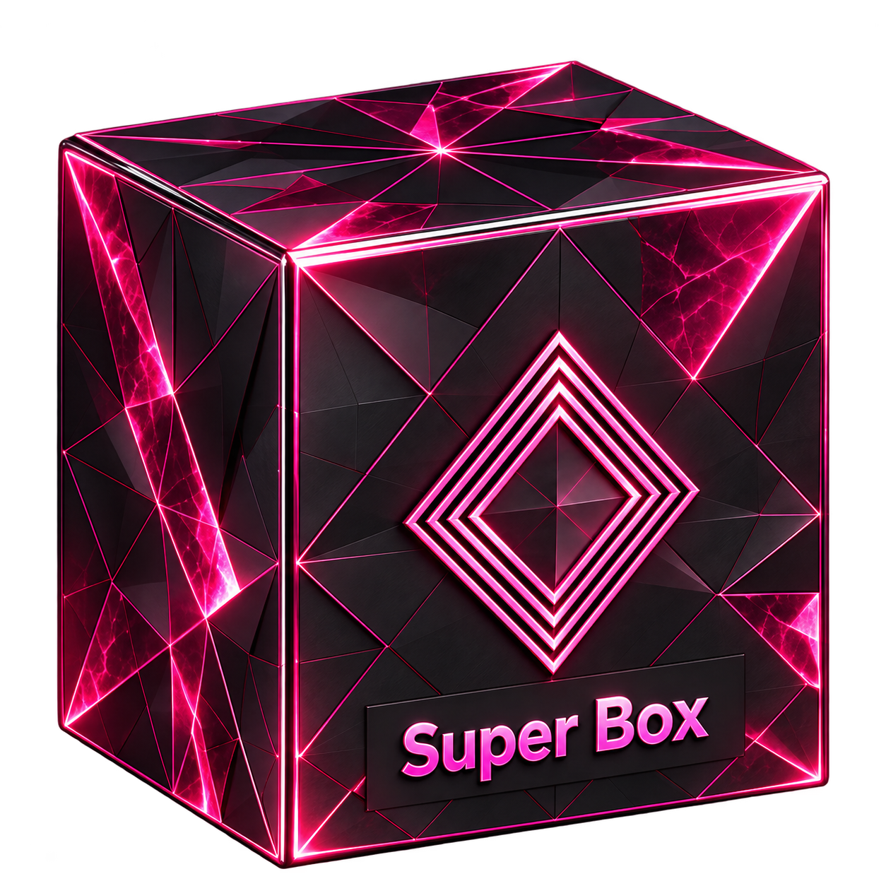 Black and pink Super Box